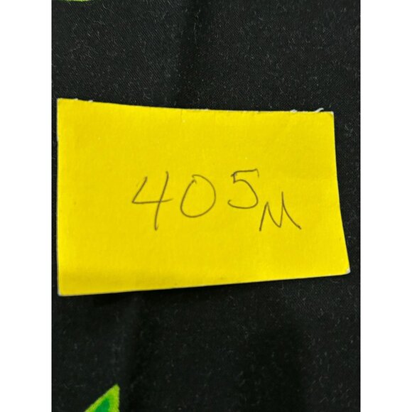 Koko Knot Black Green Rayon Scarf With Fringe Detail Batik Pattern - Picture 8 of 8